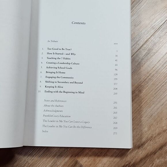 🩵NWOT The Leader in Me - 2nd Edition - Picture 3 of 4